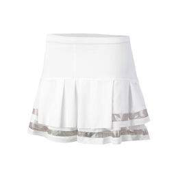 Long Posh Pleat Tier Skirt Women